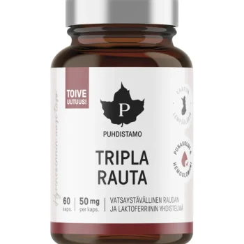 Puhdistamo Terveysravinteet Ja -valmisteet^Tripla Rauta 60 Kaps