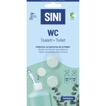 Sini Kodin Puhdistusaineet Ja Ilmanraikastimet^Puhdistusainetabletti 2 Kpl WC Täyttöpakkaus