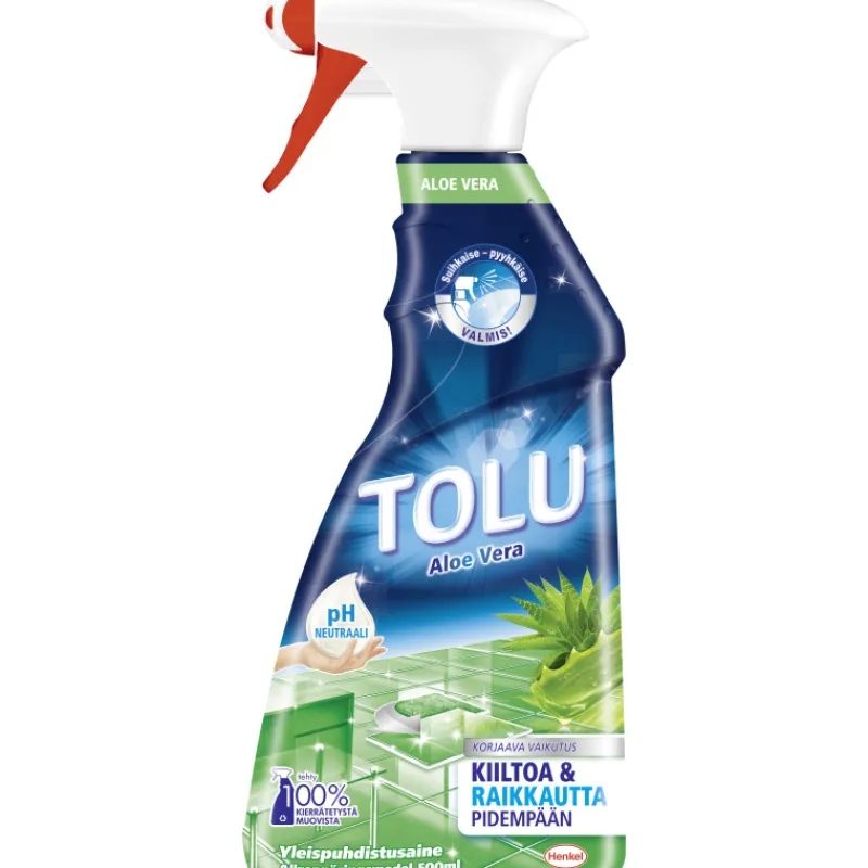 puhdistussuihke-500-ml-aloe-ve-AaoQjVDI-0.webp Tolu Kodin Puhdistusaineet Ja Ilmanraikastimet^Puhdistussuihke 500 Ml Aloe Vera