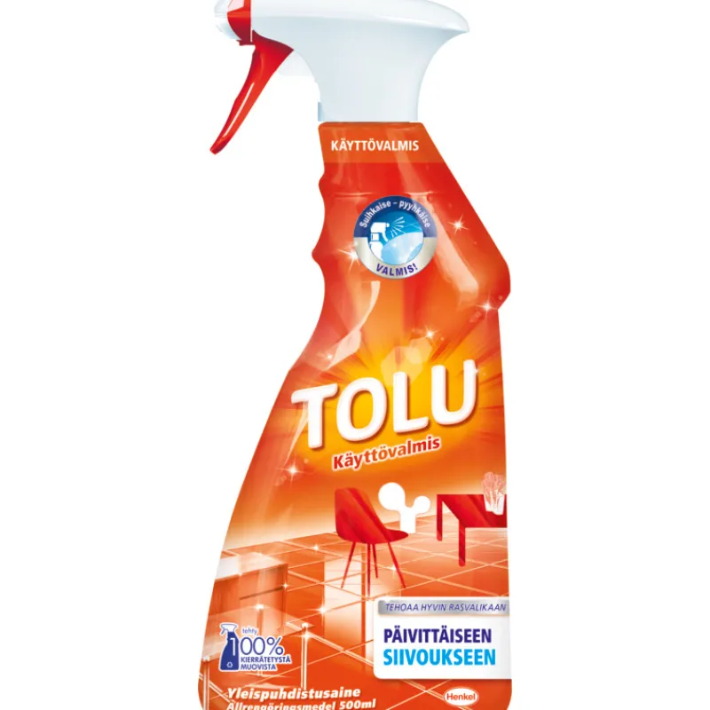 puhdistussuihke-500-ml-kyttval-tcDIeuGD-0.webp Tolu Kodin Puhdistusaineet Ja Ilmanraikastimet^Puhdistussuihke 500 Ml Käyttövalmis