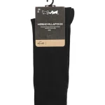 Sidoste Miesten Sukat-Pukusukat Merinovillapohjalla Musta