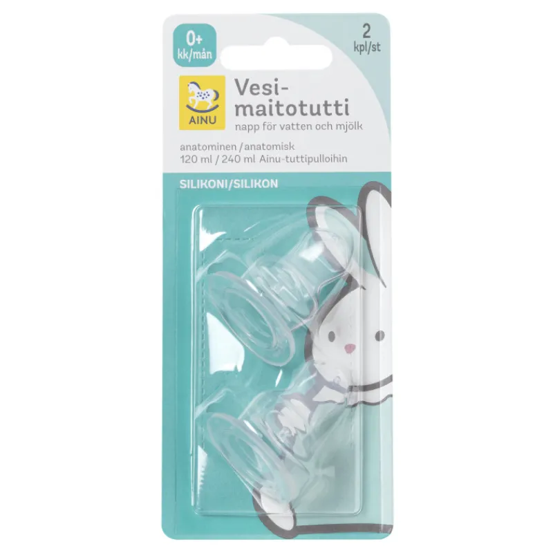 pullotutti-2-kpl-silikoni-YytSLMUH-0.webp Ainu Vauvan Syöttäminen^Pullotutti 2 Kpl Silikoni