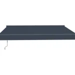 Lykke Pihan Rakennusmateriaalit-Puolikasettimarkiisi 3,95 X 3 M Moottoroitu, Tummanharmaa