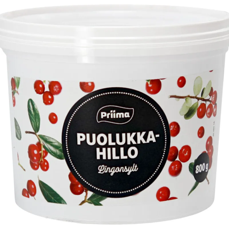 puolukkahillo-priima-800-g-XGQbiJKr-0.webp Priima Hillot, Marmeladit Ja Kiisselit^Puolukkahillo 800 G