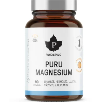 Puhdistamo Terveysravinteet Ja -valmisteet^Puru Magnesium 90 Kpl