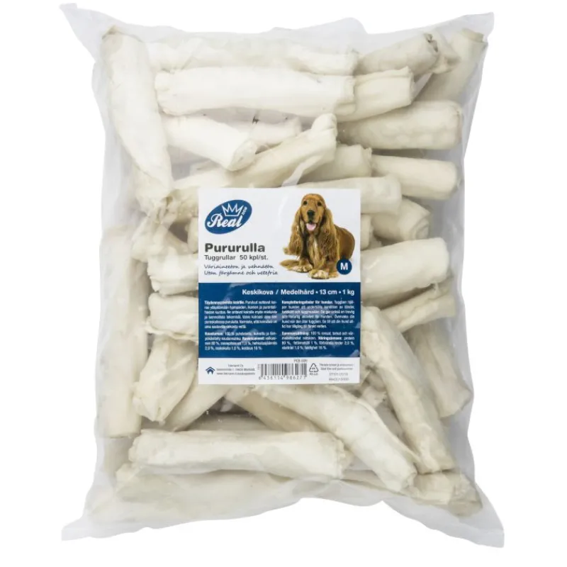 pururulla-13-cm-vaalea-50-kpl-speAJCmw-0.webp Real Dog Koiranruoka^Pururulla 13 Cm, Vaalea, 50 Kpl (1 Kg)