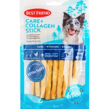 Best Friend Koiranruoka^Purutikku 14 Kpl 100 G Care+ Kollageeni Kana