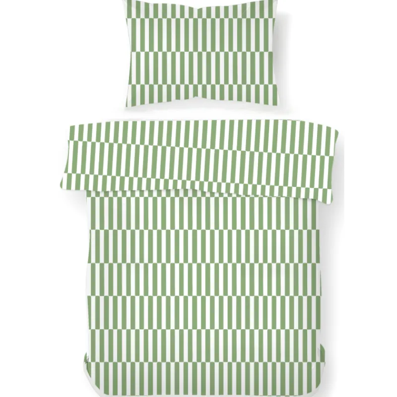 pussilakanasetti-kotikulta-150-dCOIWrNL-0.webp Kotikulta Vuodevaatteet-Pussilakanasetti 150 X 210 Cm Geometric Green