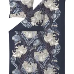 Vallila Vuodevaatteet-Pussilakanasetti 150 X 210 Cm Anais Sininen