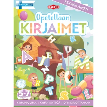 Lasten Kirjat^Puuhakirja Opetellaan Kirjaimet