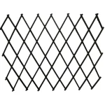 Kukka- Ja Pensastuet-Puuköynnössäleikkö 0,9 X 2 M, Musta