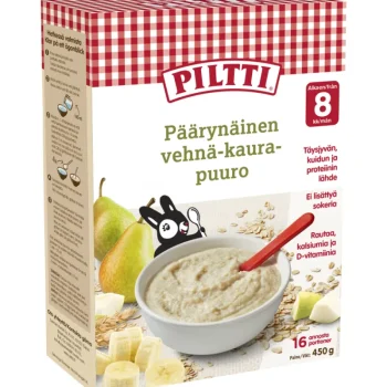 Piltti Lasten Puurot^Puurojauhe 450 G Päärynäinen 8 Kk
