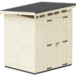 Upyard Piharakennukset-Puutarhavaja Strongbox L, 203 X 163 X 225 Cm, Luonnollinen Väri