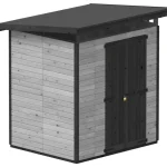 Upyard Piharakennukset-Puutarhavaja Strongbox L, 203 X 163 X 225 Cm, Harmaa/musta