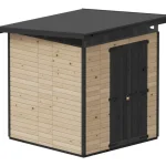 Upyard Piharakennukset-Puutarhavaja Strongbox XL, 203 X 203 X 230 Cm, Ruskea/musta