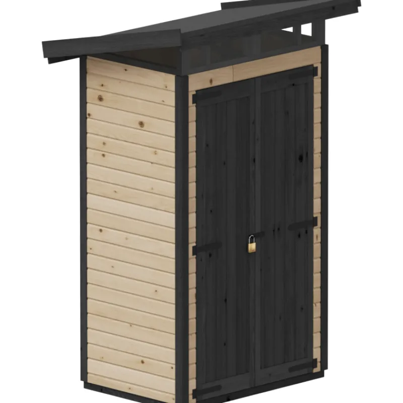 puutarhavaja-upyard-strongbox-anUKtjOl-0.webp Upyard Piharakennukset-Puutarhavaja Strongbox S, 127 X 87 X 220 Cm, Ruskea/musta