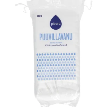 Pisara Hyvinvointi- Ja Terveydenhoitotarvikkeet^Puuvillavanu 100 G