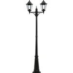 Airam Ulkovalaisimet-Pylväsvalaisin Kartano PKK-2-U E27 Max 2 X 100 W Musta
