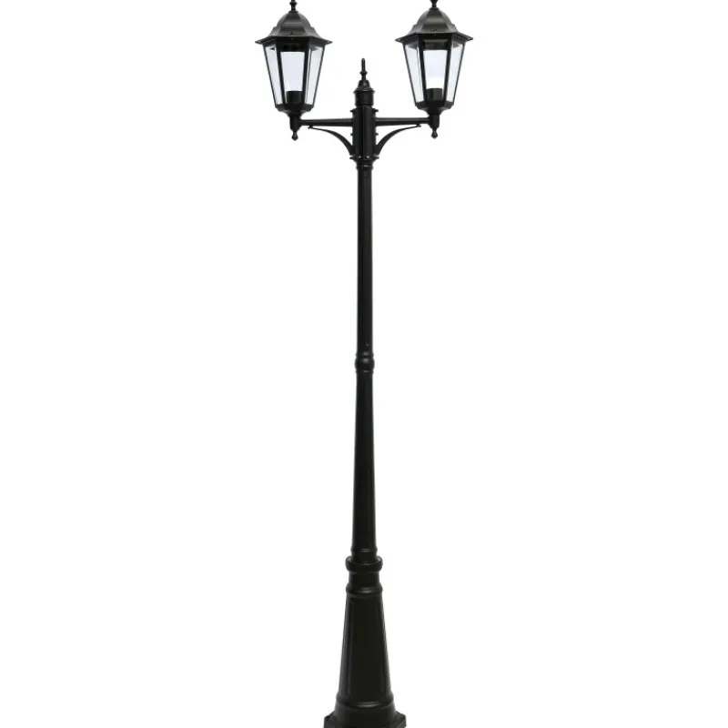 pylvsvalaisin-kartano-pkk-2-u-UXqFmlQG-0.webp Airam Ulkovalaisimet-Pylväsvalaisin Kartano PKK-2-U E27 Max 2 X 100 W Musta