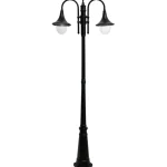 Airam Ulkovalaisimet-Pylväsvalaisin Kartano PKT-2-U E27 Max 2 X 100 W Musta