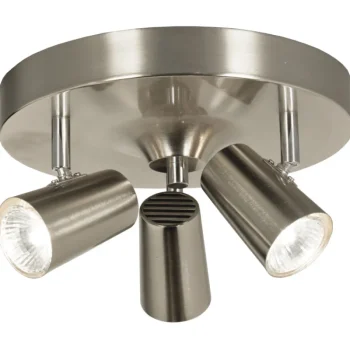 Scan Lamps Sisävalaisimet-Pyöreä Kattospotti PILOT 3-os Teräs