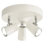 Scan Lamps Sisävalaisimet^Pyöreä Kattospotti PILOT 3-os Valkoinen