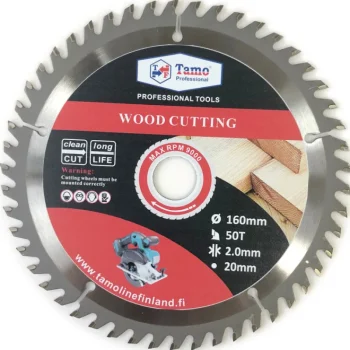 Tamo Professional Sähkötyökalujen Tarvikkeet-Pyörösahanterä 160 Mm X 50T X 20 Mm