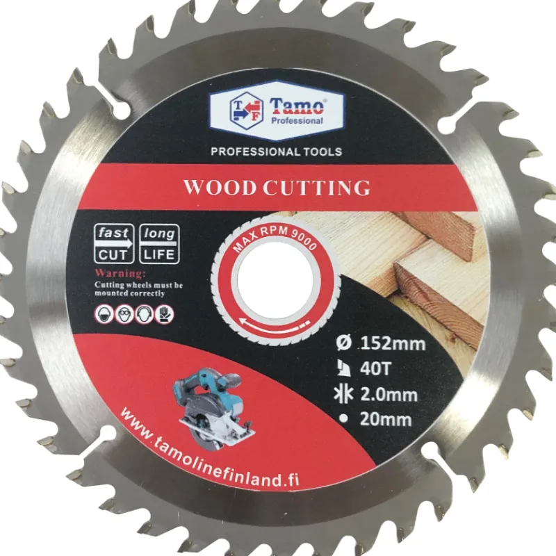 pyrsahanter-tamo-professional-GfBUiqUa-0.webp Tamo Professional Sähkötyökalujen Tarvikkeet-Pyörösahanterä 152 Mm X 40T X 20 Mm