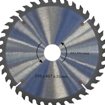 Tamo Professional Sähkötyökalujen Tarvikkeet-Pyörösahanterä 205 Mm X 40T X 30 Mm