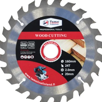 Tamo Professional Sähkötyökalujen Tarvikkeet-Pyörösahanterä 160 Mm X 24T X 20 Mm