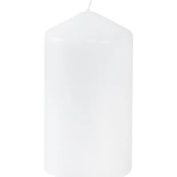 Kotikulta Kynttilänjalat Ja Kynttilät-Pöytäkynttilä 6,8 X 12 Cm Valkoinen