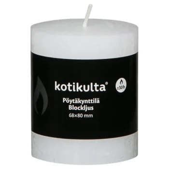 Kotikulta Kynttilänjalat Ja Kynttilät-Pöytäkynttilä Rustic 7 X 8 Cm