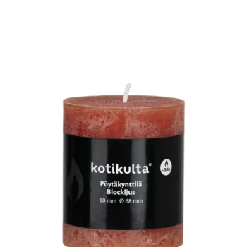 Kotikulta Kynttilänjalat Ja Kynttilät-Pöytäkynttilä Rustic 7 X 8 Cm