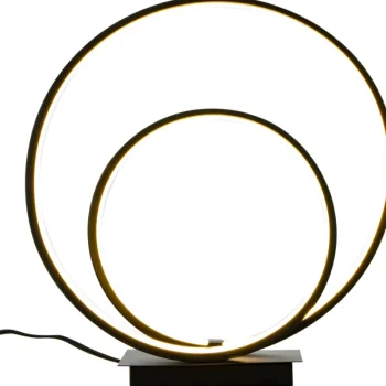 Aneta Lighting Sisävalaisimet-Pöytävalaisin Loop, Musta