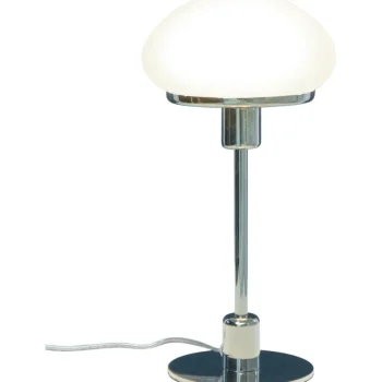 Aneta Lighting Sisävalaisimet-Pöytävalaisin New August 36 Cm, Hopea/valkoinen