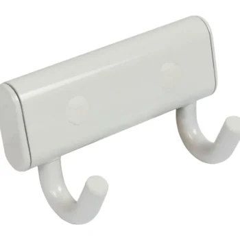 Pisla Ripustus-Pyyhenaulakko Jutta, 2 Koukkua, Valkoinen