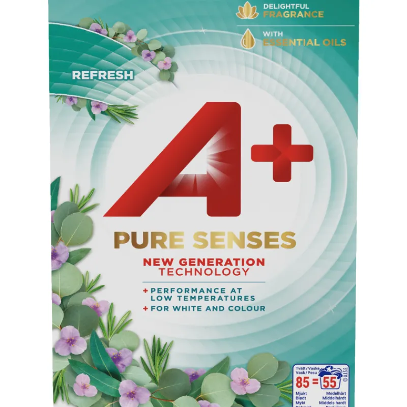 pyykinpesujauhe-a-36-kg-pure-s-YKHghwkP-0.webp A+ Pyykinpesu- Ja Huuhteluaineet^Pyykinpesujauhe 3,6 Kg Pure Senses Refresh