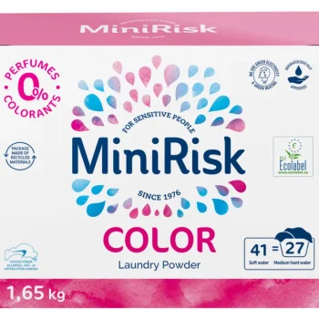 Mini Risk Pyykinpesu- Ja Huuhteluaineet^Pyykinpesujauhe 1,65 Kg Color