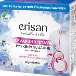 Erisan Pyykinpesu- Ja Huuhteluaineet^Pyykinpesujauhetiiviste 750 G Valko Syväpuhdistava