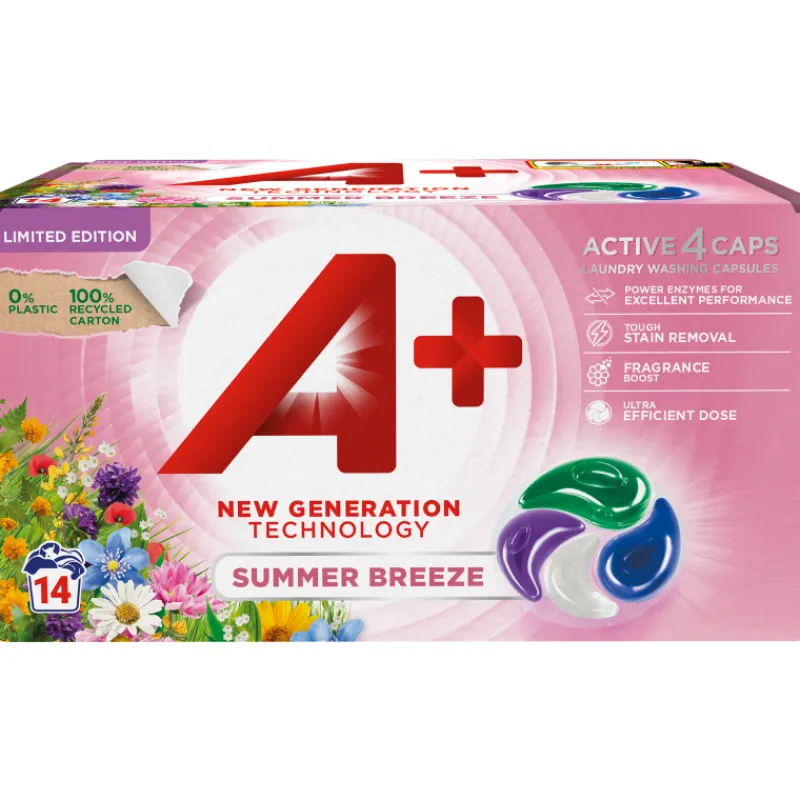 pyykinpesukapseli-a-14-kpl-sum-NrpolBrZ-0.webp A+ Pyykinpesu- Ja Huuhteluaineet^Pyykinpesukapseli 14 Kpl Summer Breeze