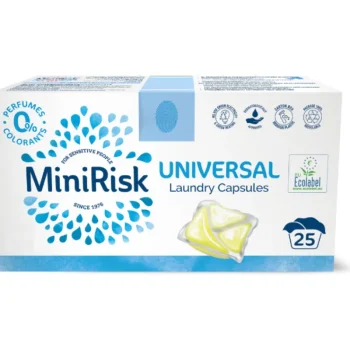 Mini Risk Pyykinpesu- Ja Huuhteluaineet^Pyykinpesukapseli 25 Kpl Universal