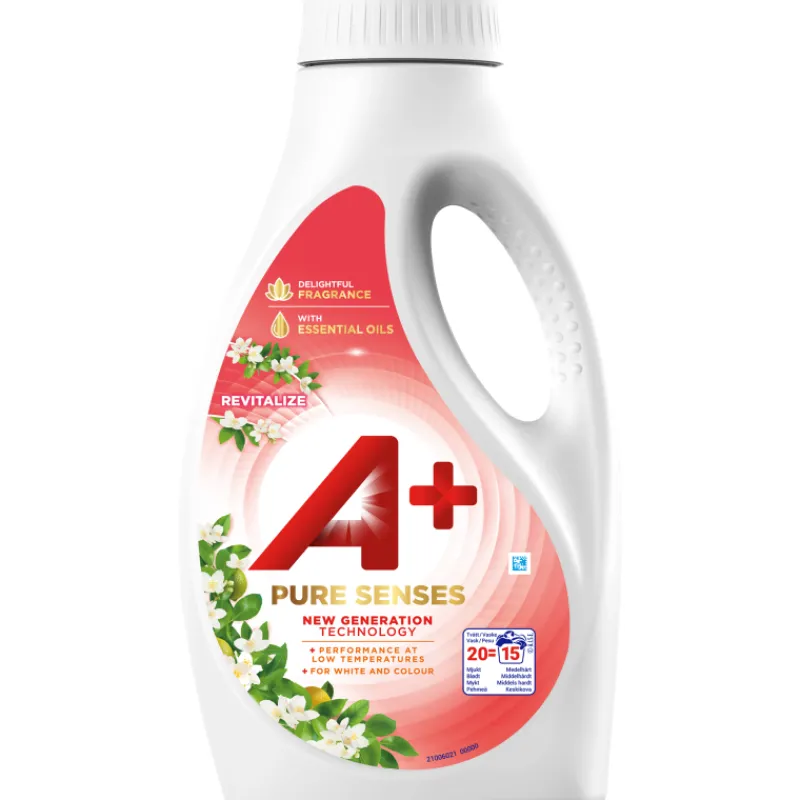 pyykinpesuneste-900-ml-pure-se-foKbsKku-0.webp A+ Pyykinpesu- Ja Huuhteluaineet^Pyykinpesuneste 900 Ml Pure Senses Revitaliz