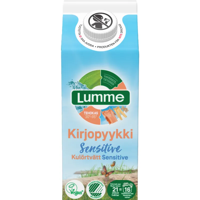 pyykinpesuneste-lumme-750-ml-s-uULpWkNN-0.webp Lumme Pyykinpesu- Ja Huuhteluaineet^Pyykinpesuneste 750 Ml Sensitive Kirjopyykki
