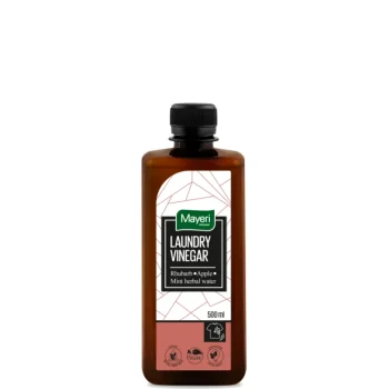 Mayeri Organic Pyykinpesu- Ja Huuhteluaineet^Pyykkietikka 500 Ml Rhubarb&Apple-Mint