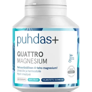 Puhdas+ Terveysravinteet Ja -valmisteet^Quattro Magnesium 60 Kpl