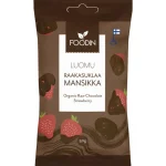 Foodin Terveysravinteet Ja -valmisteet^Raakasuklaamansikka 50 G Luomu