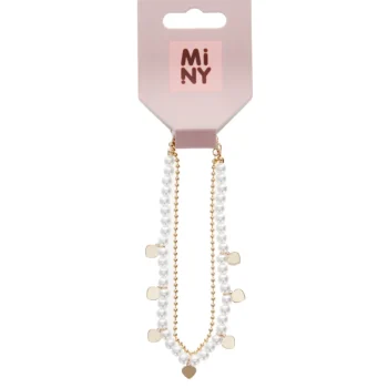 Miny Korut Ja Kellot^Rannekoru 2 Kpl Kullanvärinen / Valkoinen