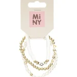 Miny Korut Ja Kellot^Rannekoru 3 Kpl Smiley