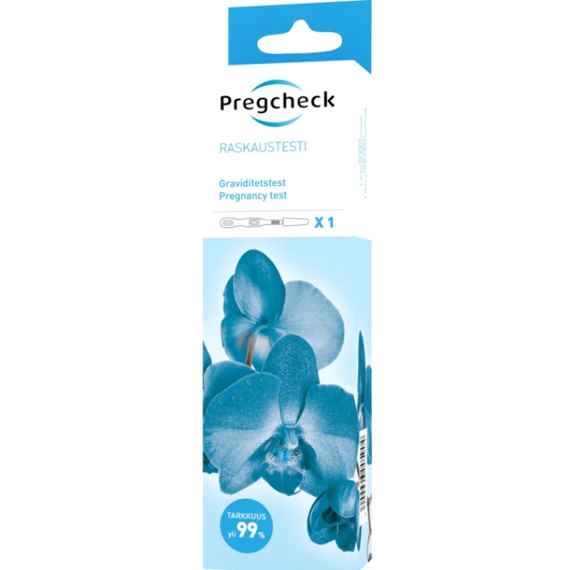 raskaustestipuikko-1-kpl-BFpJAsVJ-0.webp Pregcheck Hyvinvointi- Ja Terveydenhoitotarvikkeet^Raskaustestipuikko 1 Kpl