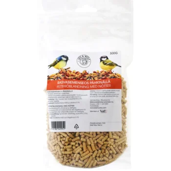 Leo & Wolf Linnunruoka^Rasvasiemenseos 500 G Pähkinöillä